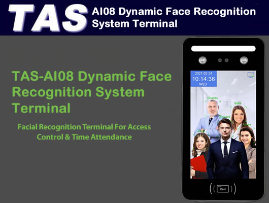 AI08 Dynamic Facial Recognition Clocking System Terminal